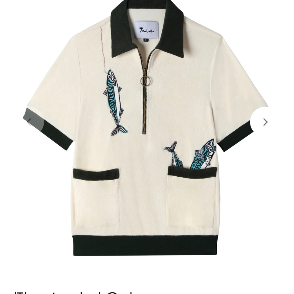 Tombolo unisex terry cloth shirt